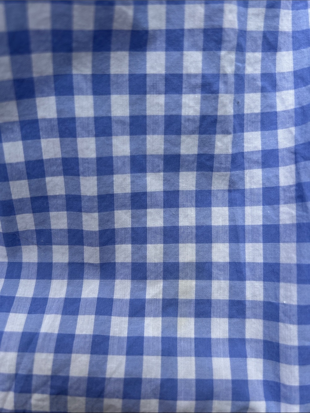 Sara Roka close gingham plaid ruffle hem shirt mini dress Size Small - Picture 11 of 13